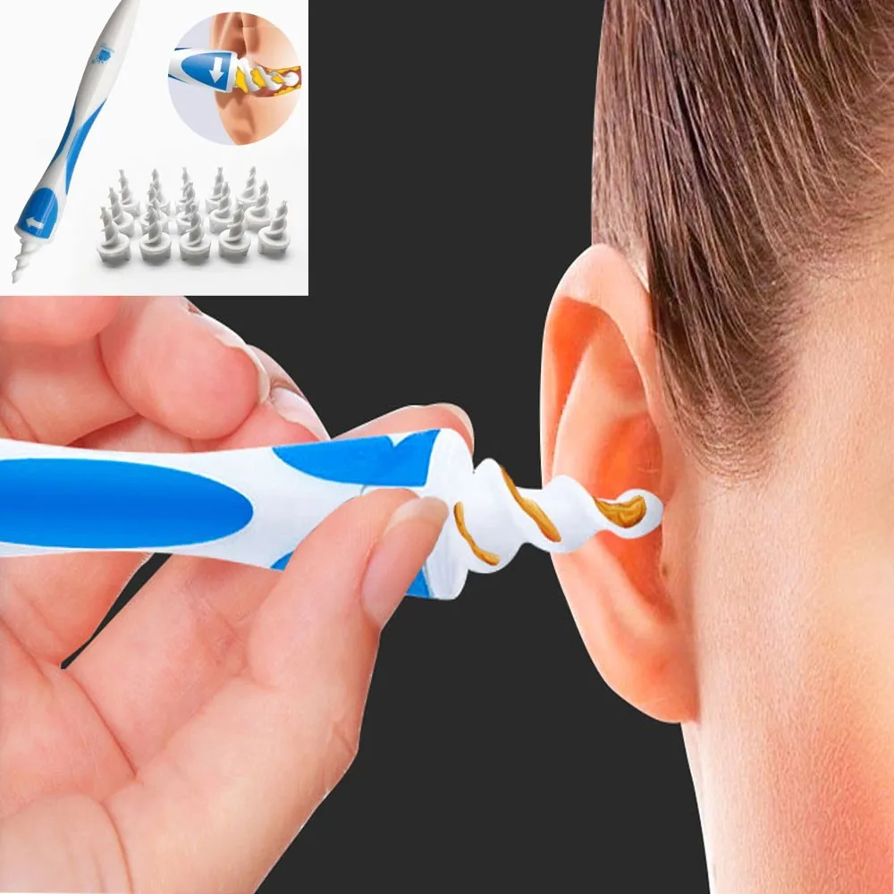 

Silicone ear pick tool set 16-piece nursing soft spiral ear health tool cleaning earwax removal tool ear wax silicone ear pick
