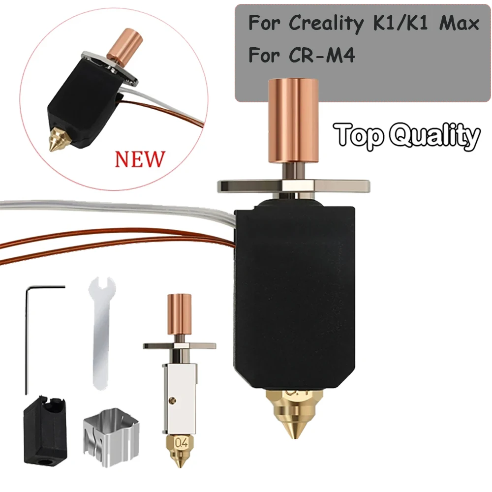 Hotend Updated Kit For Creality CR-M4 K1 Max Ceramic Heating Block Ender-3 v3 KE Nozzle Placted Copper
