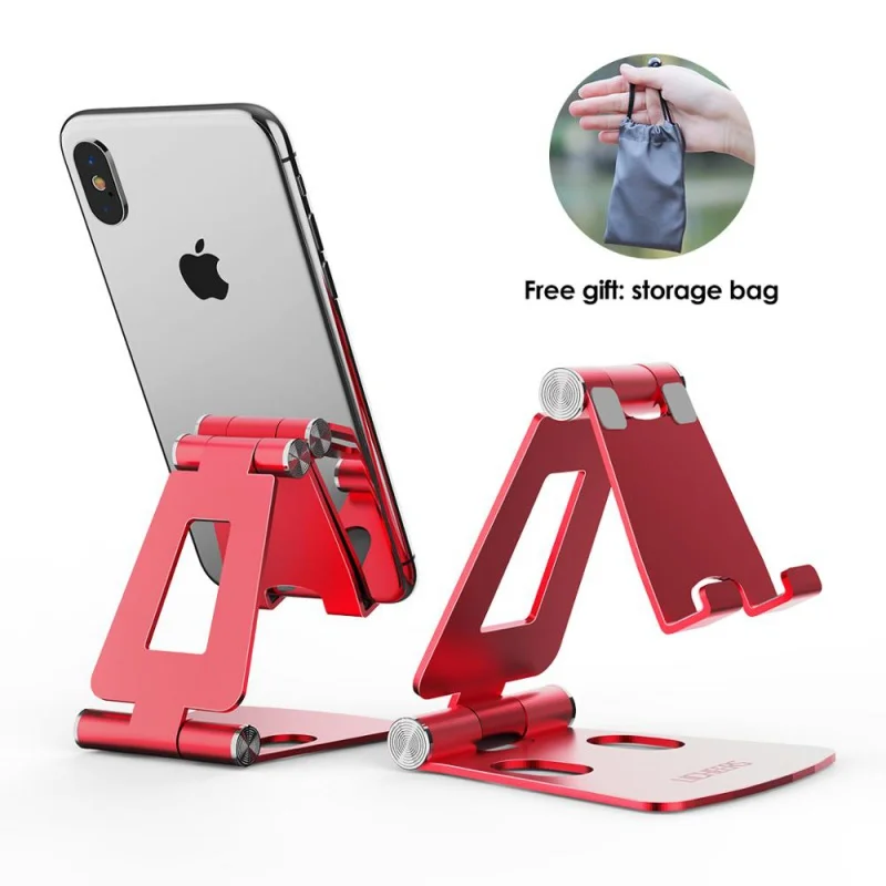 

Phone Holder Stand for Xiaomi mi 9 Metal Phone Holder Foldable Mobile Holder Phone Stand Desk For iPhone 7 8 X XS Max