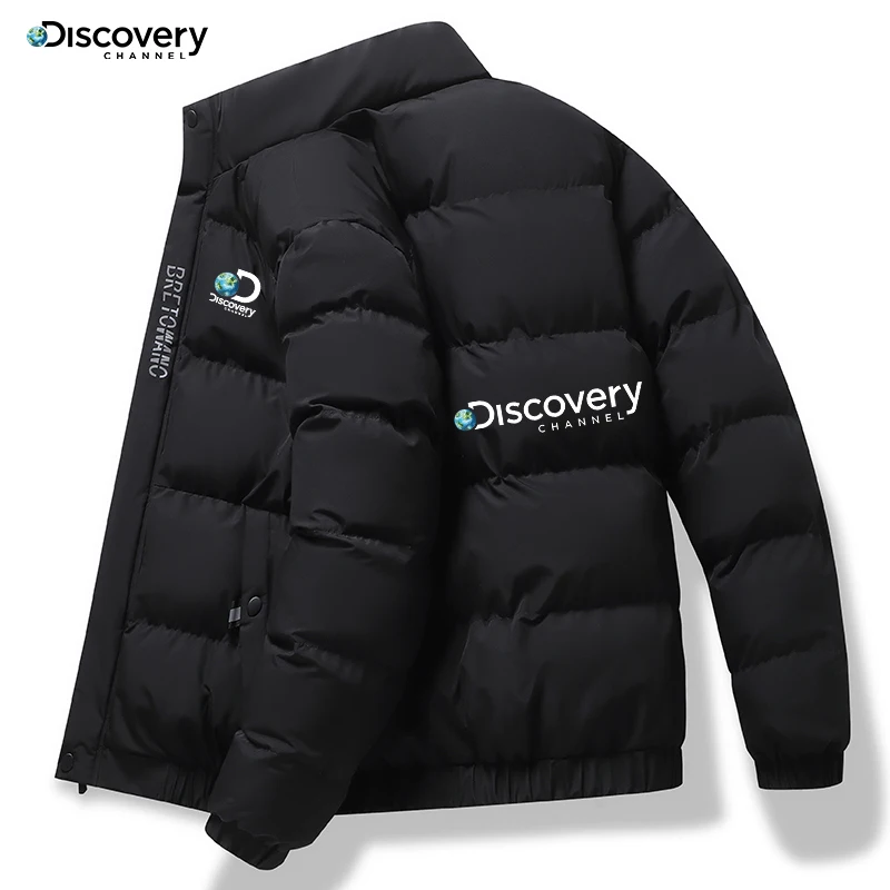 2023 new autumn and winter Discovery Channel men's aviator trench coat casual outdoor street fashion warm zipper jacket
