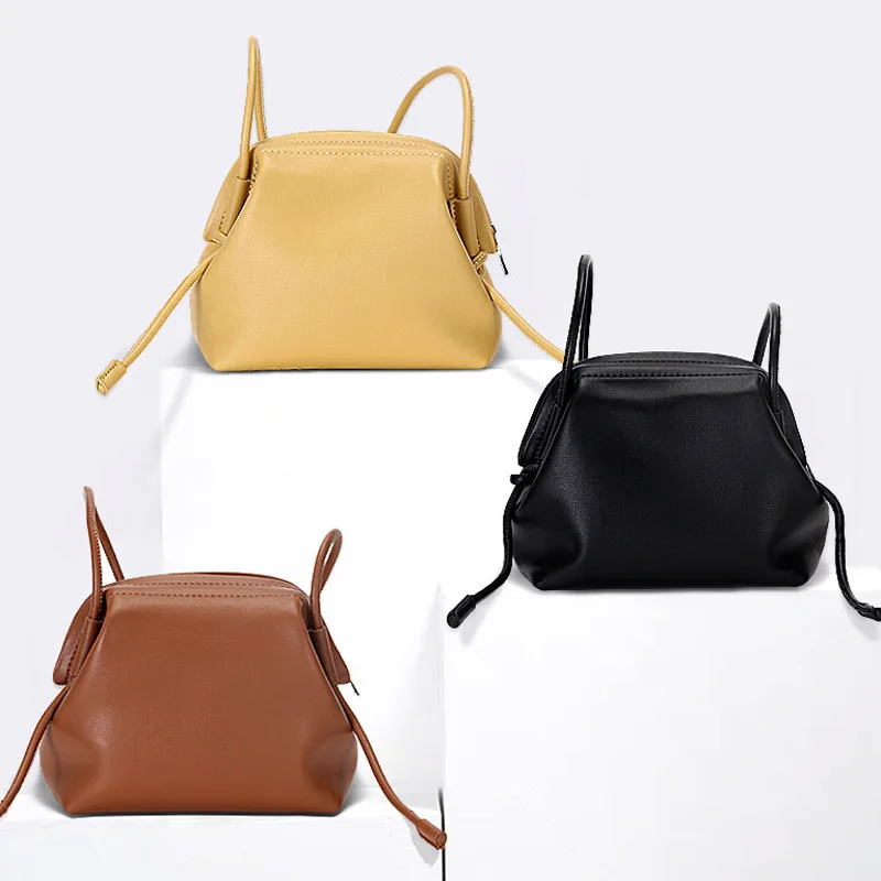 

Cloud Bag Genuine Leather Women's Bag New Style Small Square Bag Women's Fashion Shoulder Bag Women's Crossbody Bag Women