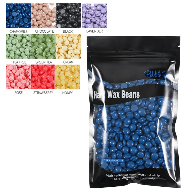 

100gHard Wax Pellet No Strip Depilatory Hot Film Hard Brazilian Wax Hair Removal Cream Hair Removal Bean For Facial Hair Remover