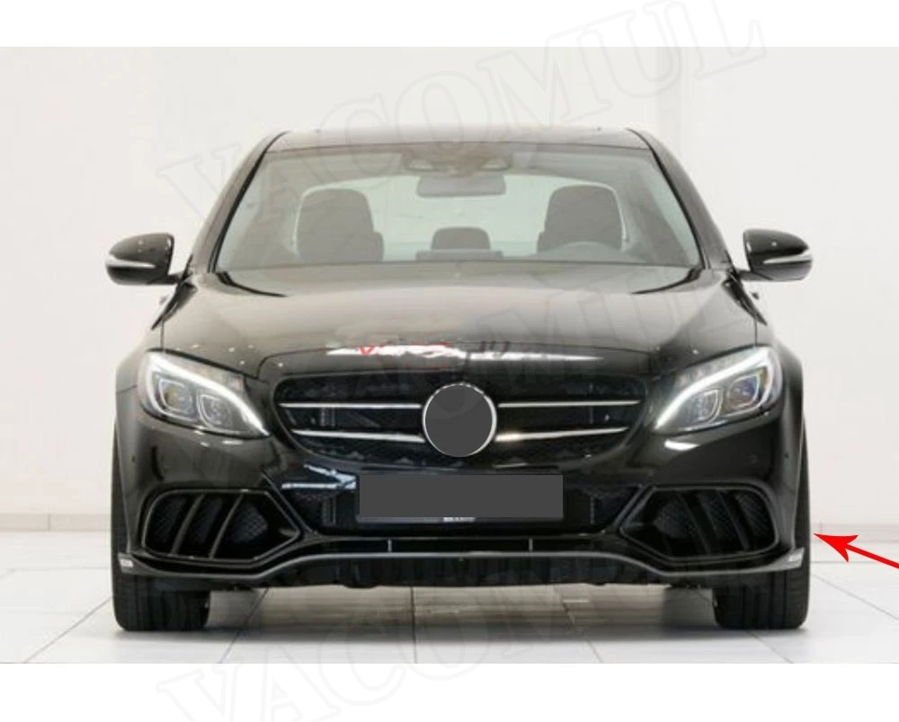 Передний бампер вентиляционное отверстие крышка для Mercedes W205 C43 AMG C200 Sport 2015-2019