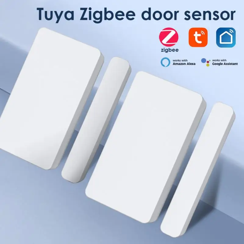 

Датчик Контакта Tuya ZigBee для умных дверей и окон, беспроводной детектор открывания и закрывания дверей, с дистанционным управлением, с поддержкой домашних систем сигнализации