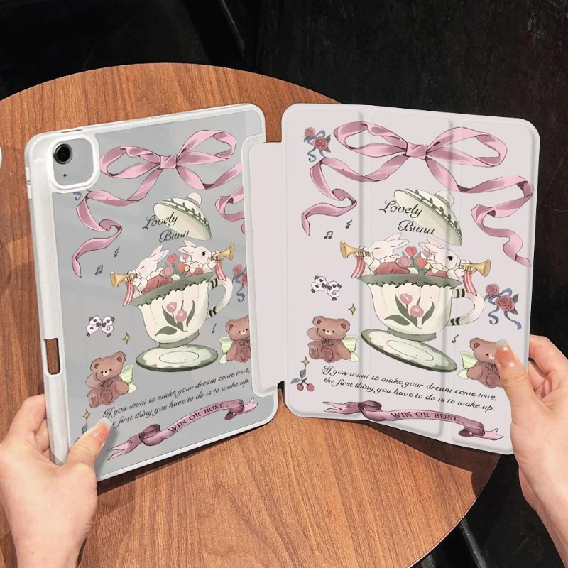 Чехол тройного сложения для IPad 6-го поколения женский 9 7 дюймов 10 2 9-го 8-го 7-го Air 5 4