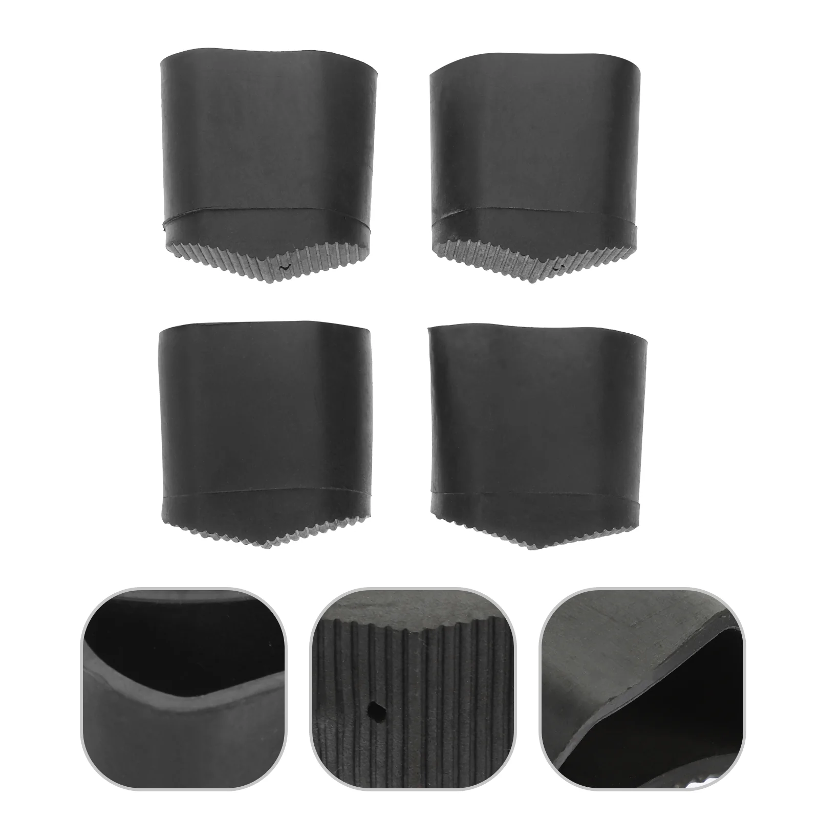 

4 Pcs Ladder Foot Cover Corner Guards Furniture Stairs Pads Safety Mask Feet Covers Silica Gel Replacement Bumper Protector Leg