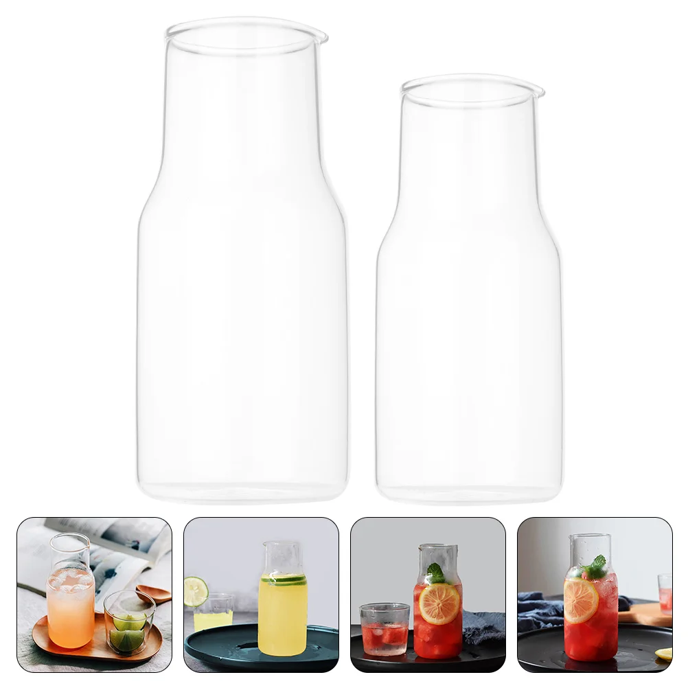 

Pitcher Glass Water Jug Pitchers Beverage Lemonadekettle Cold Tea Hot Beer Jar Dispenser Acrylic Bar Mouthwash Fridge Drinking