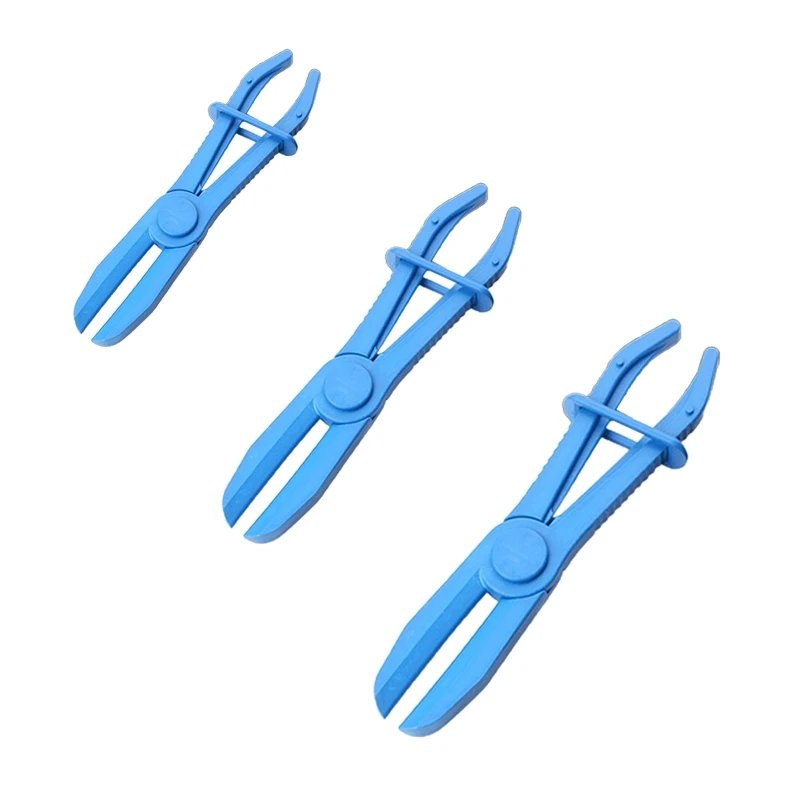 

3 Pieces Set of Plastic Tubing Cut-off Pliers Tubing Sealing Pliers Auto Repair for Flexible Hoses Fuel Hoses Gas Lines
