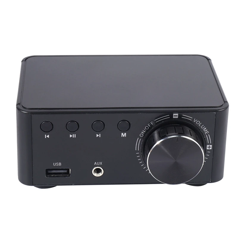 

50W x 2 Mini Class D Stereo Bluetooth 5.0 Amplifier TPA3116 TF 3.5mm USB Input Hifi Audio Home AMP for Mobile/Computer/Laptop