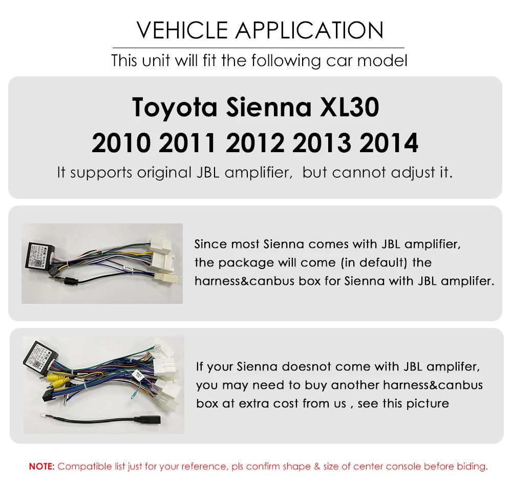 Автомобильный Gps-плеер 2 Din Android 10 ГБ + 32 для Toyota Sienna 2010 2011 2012 2013 2014 стерео радио 9