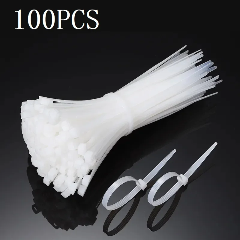 Черная Самоблокирующаяся Нейлоновая Кабельная Стяжка 4x300 3x80 3x100 3x120 3x200