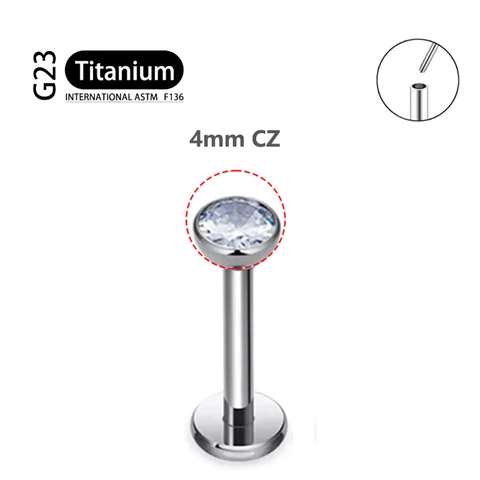 Титановые лабрет-студы MVKJ 18г/16г