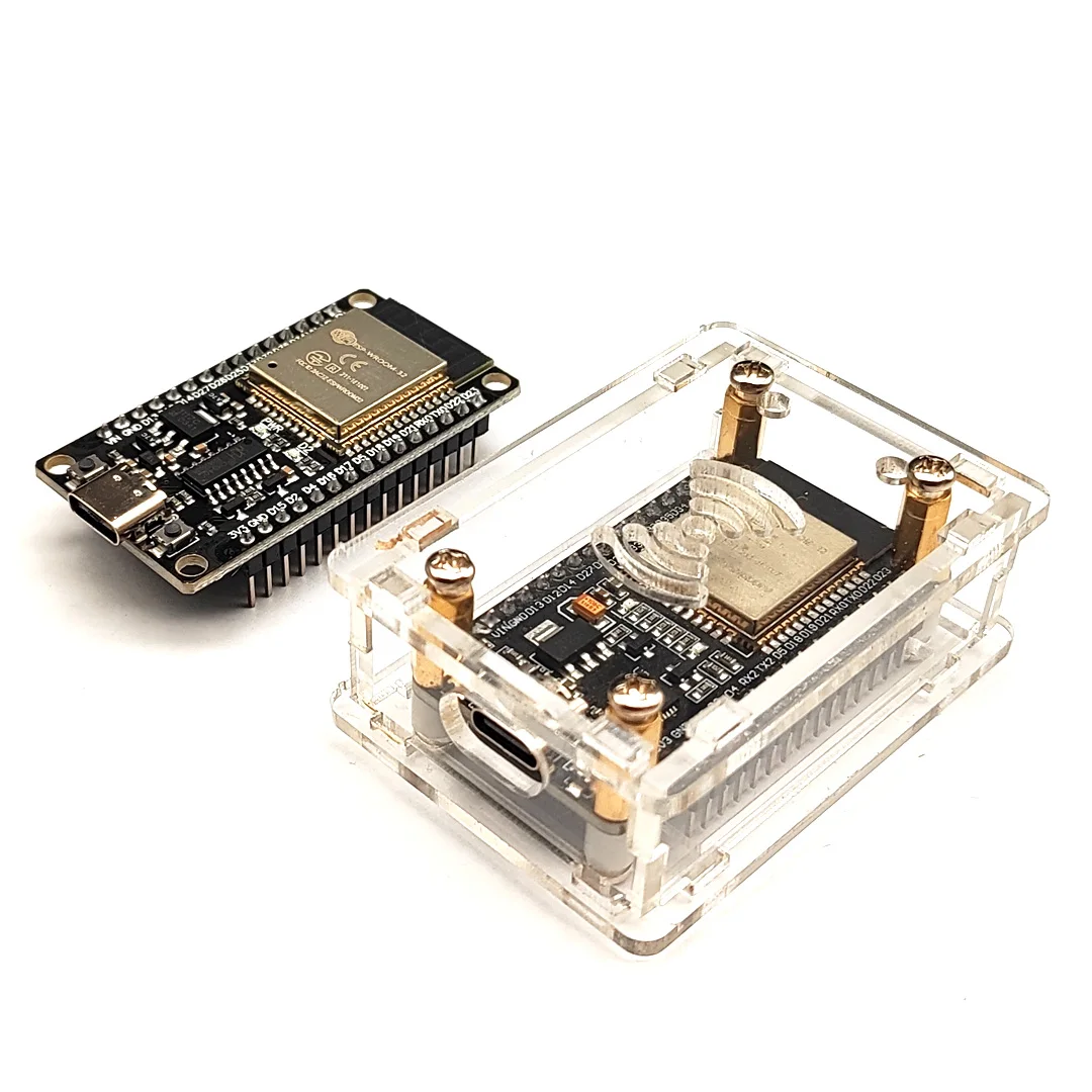 Фото ESP-32 Type-C/микро акриловая коробка ESP32, макетная плата на выбор, 30-контактный модуль, универсальный акриловый корпус №3