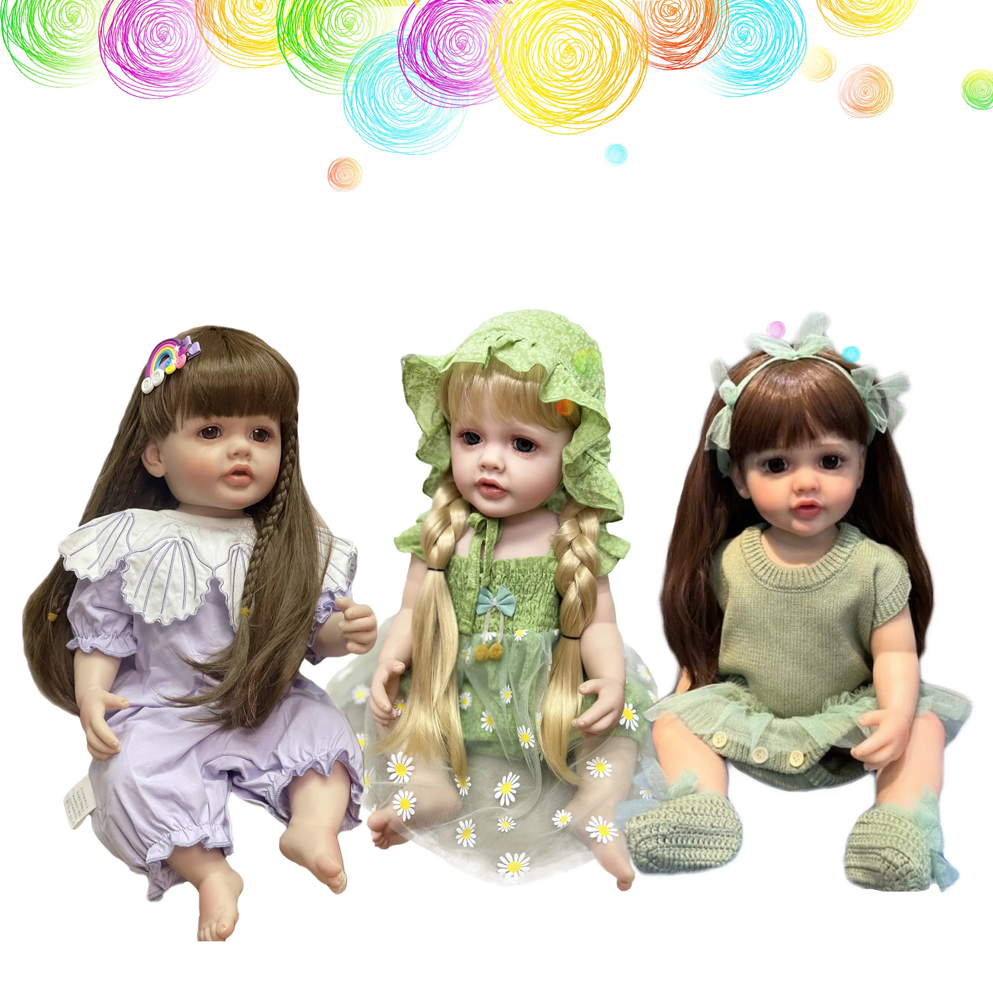 22-дюймовая мягкая виниловая кукла-реборн Бетти на все тело кукла-младенец для