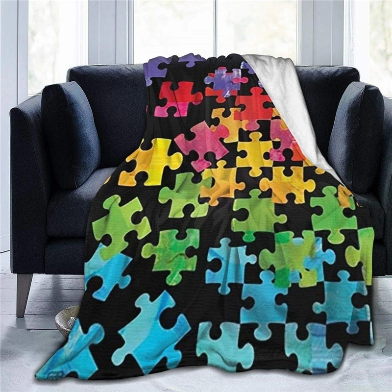 

Плюшевое одеяло s для кровати, дивана, красочное геометрическое утяжеленное одеяло для путешествий и пикника, мягкое Фланелевое покрывало, ...