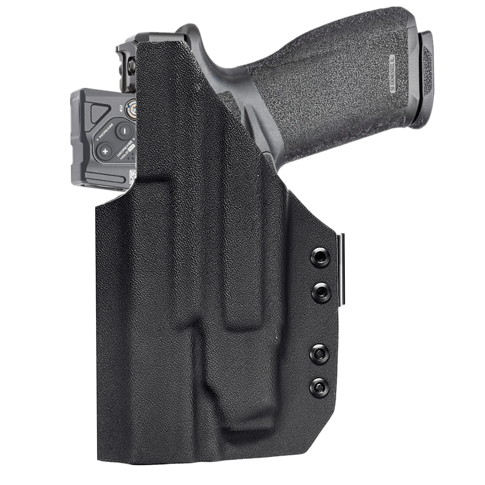 Фото Кобура PLX Light Inside для Springfield Armory Echelon 4.0C 4.5F с фонариком Olight PL X, для скрытого ношения, с оптическим вырезом №2