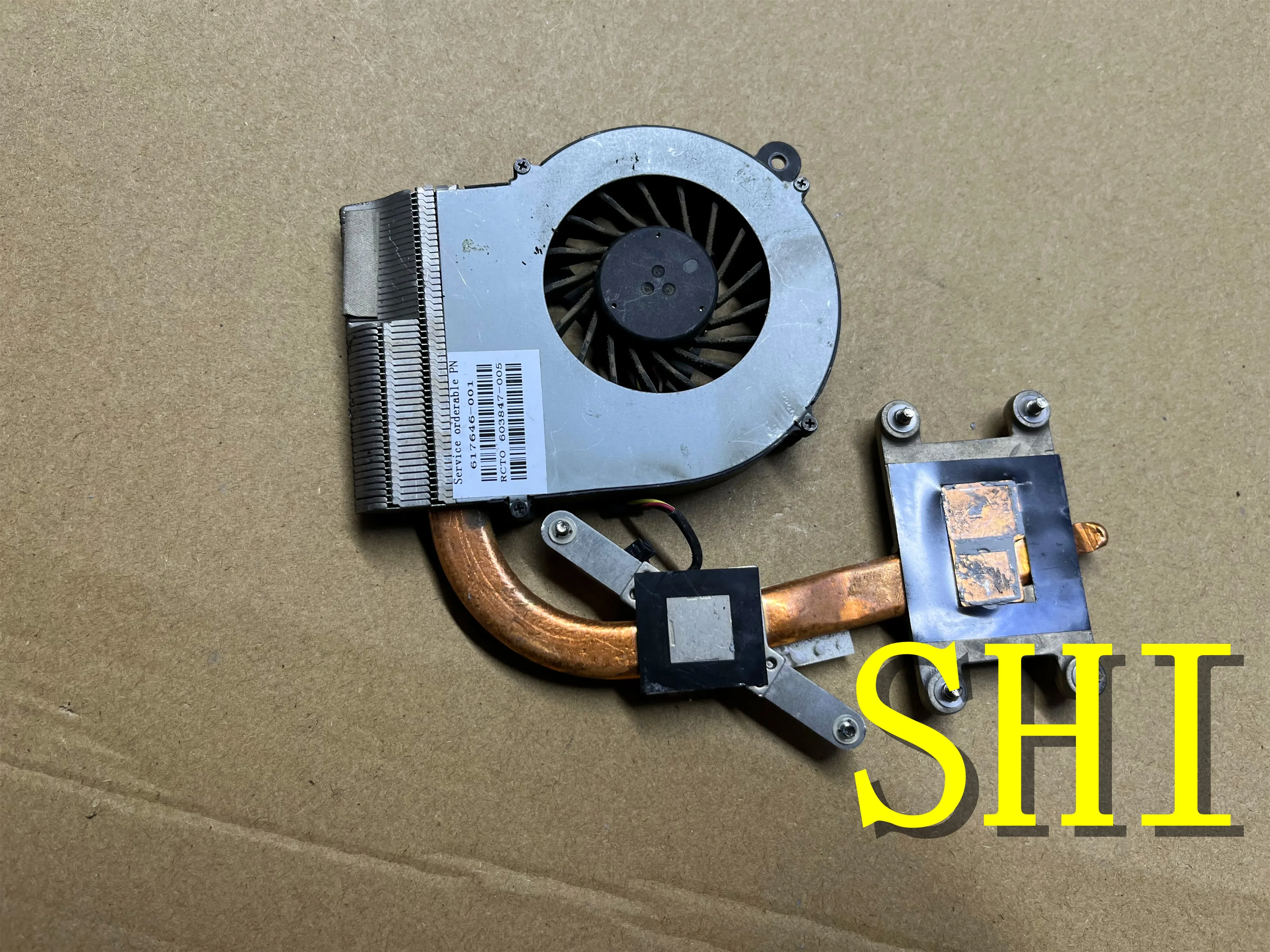 Кулер для процессора ноутбука Hp CQ42 G42 CQ62 617646-001 595833-001