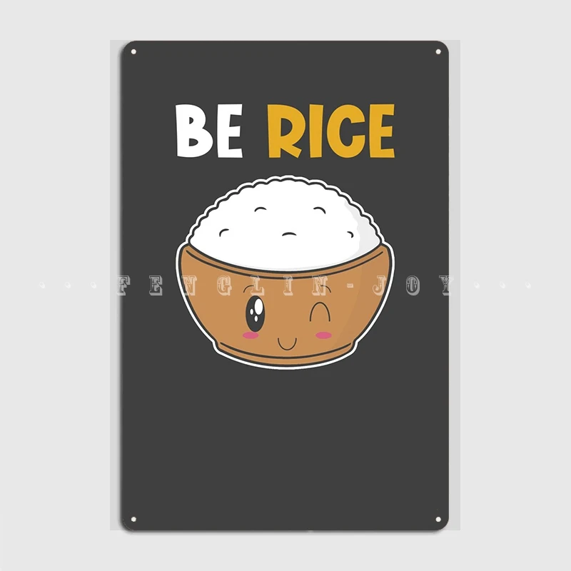 

Милый рисовый телефон, металлическая вывеска риса, клубный Декор для дома, постер, жестяной знак, постер