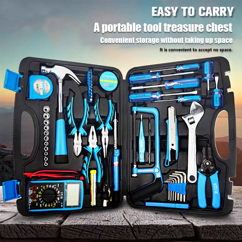 Ручной ящик для инструментов электрика мультиметр набор обслуживания