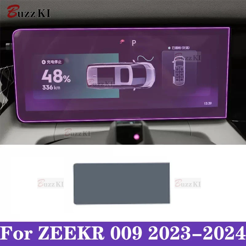 Прозрачная защитная пленка из ТПУ для салона автомобиля ZEEKR 009 2023-2024Car наклейка