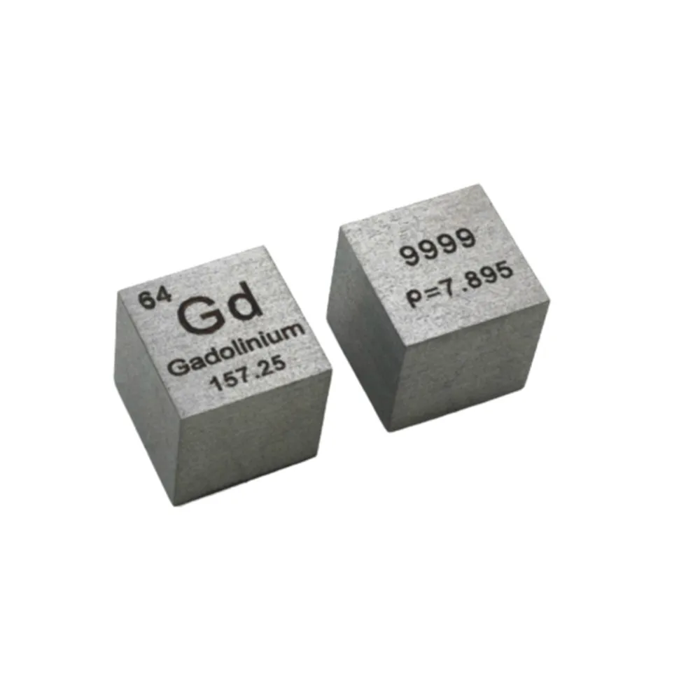 

Gadolinium Metal 10mm Density Cube 99.99% Pure for Element Collection