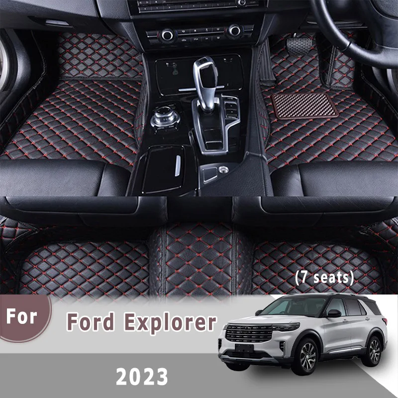 

Автомобильные коврики RHD для Ford Explorer 2023 (7 мест), коврики для автомобильного интерьера, накладки, аксессуары, коврики, водонепроницаемые автомобильные коврики