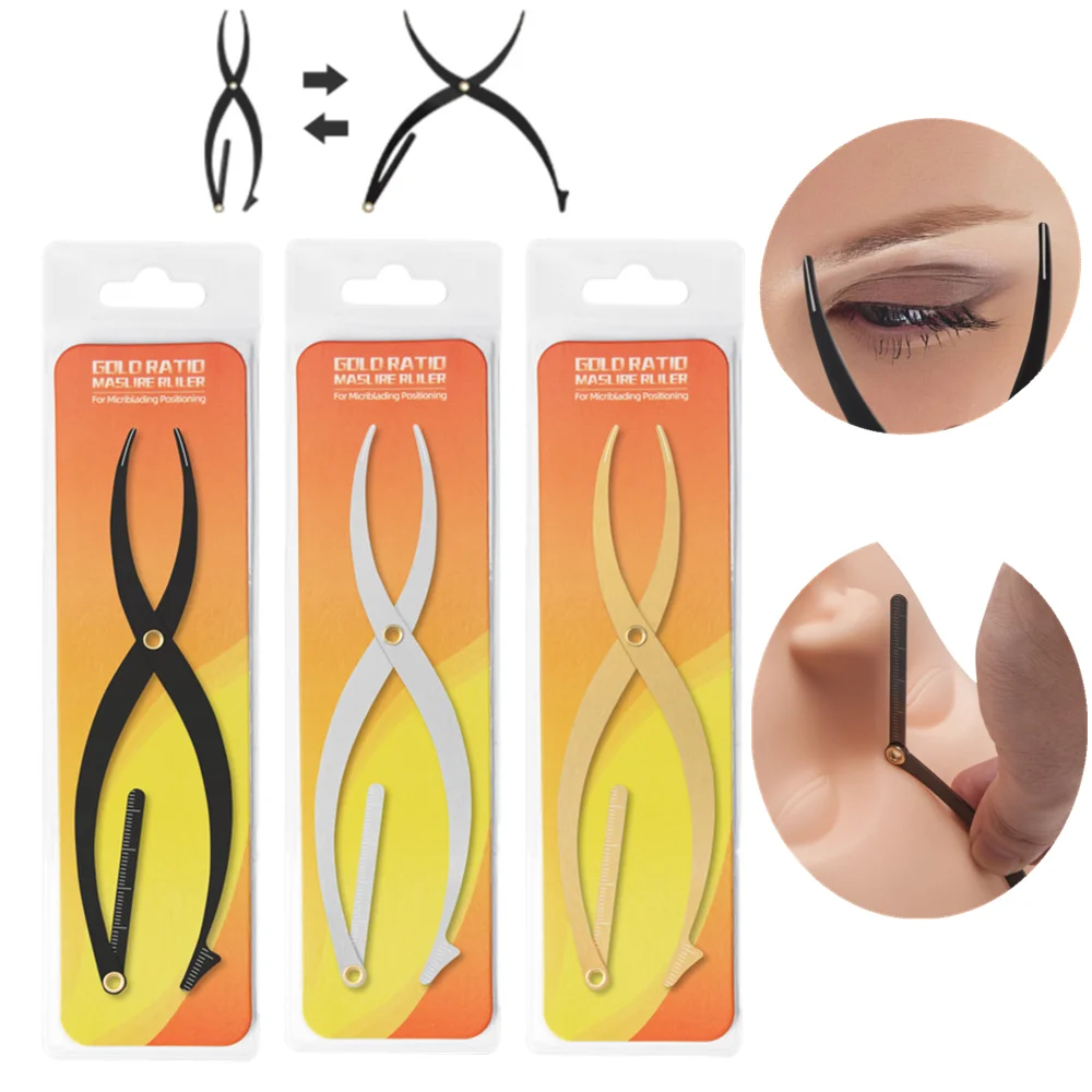 1 шт. линейка из нержавеющей стали для нанесения татуировки