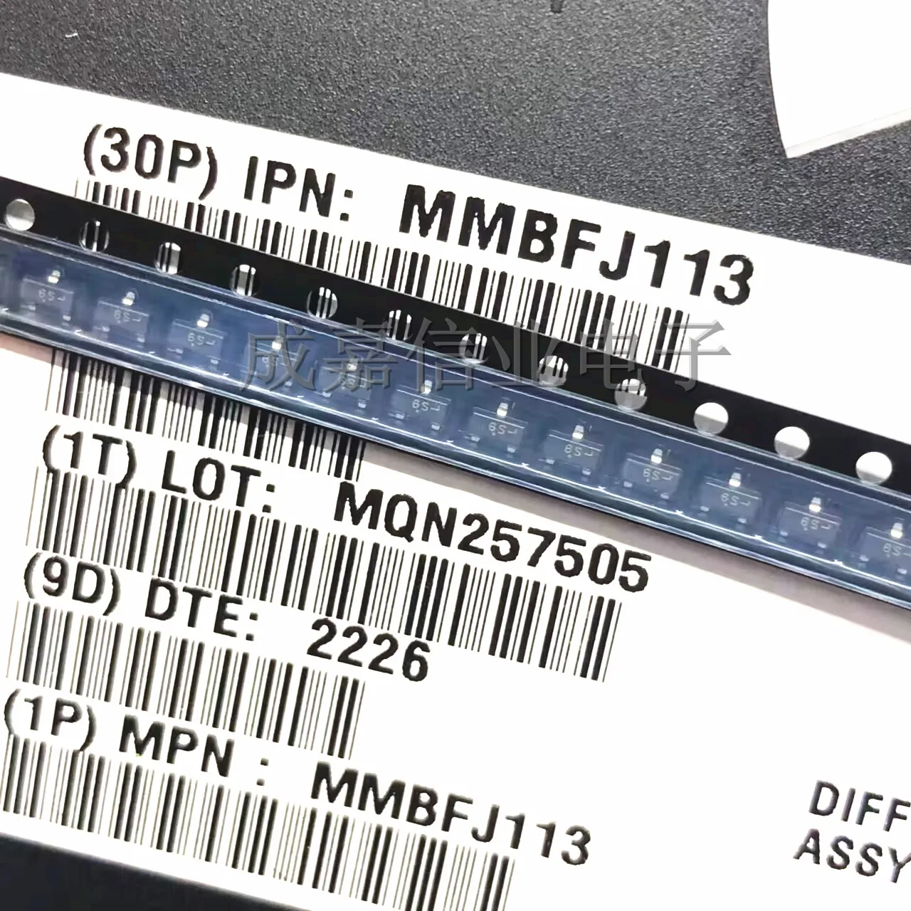 100 шт./лот MMBFJ113 SOT-23-3 Маркировка 6S JFET N-канальный переключатель Ом 350 мВт Рабочая