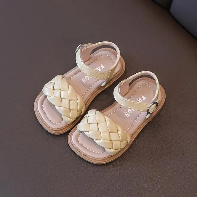 

Summer girls sandals 2022 new princess sport shoes little girls student sandals open toe non-slip beach sandals