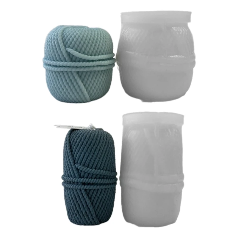 Гибкая силиконовая форма для создания волчьих свечей небольшая свечей-колонн