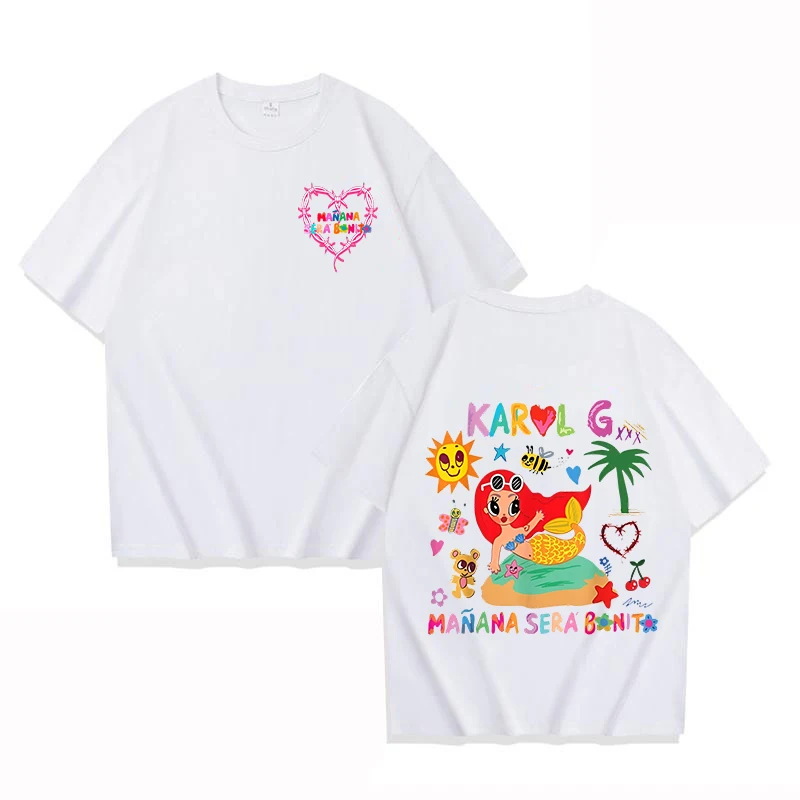 Лидер продаж модные футболки с короткими рукавами и принтом Manana Sera Bonito в стиле