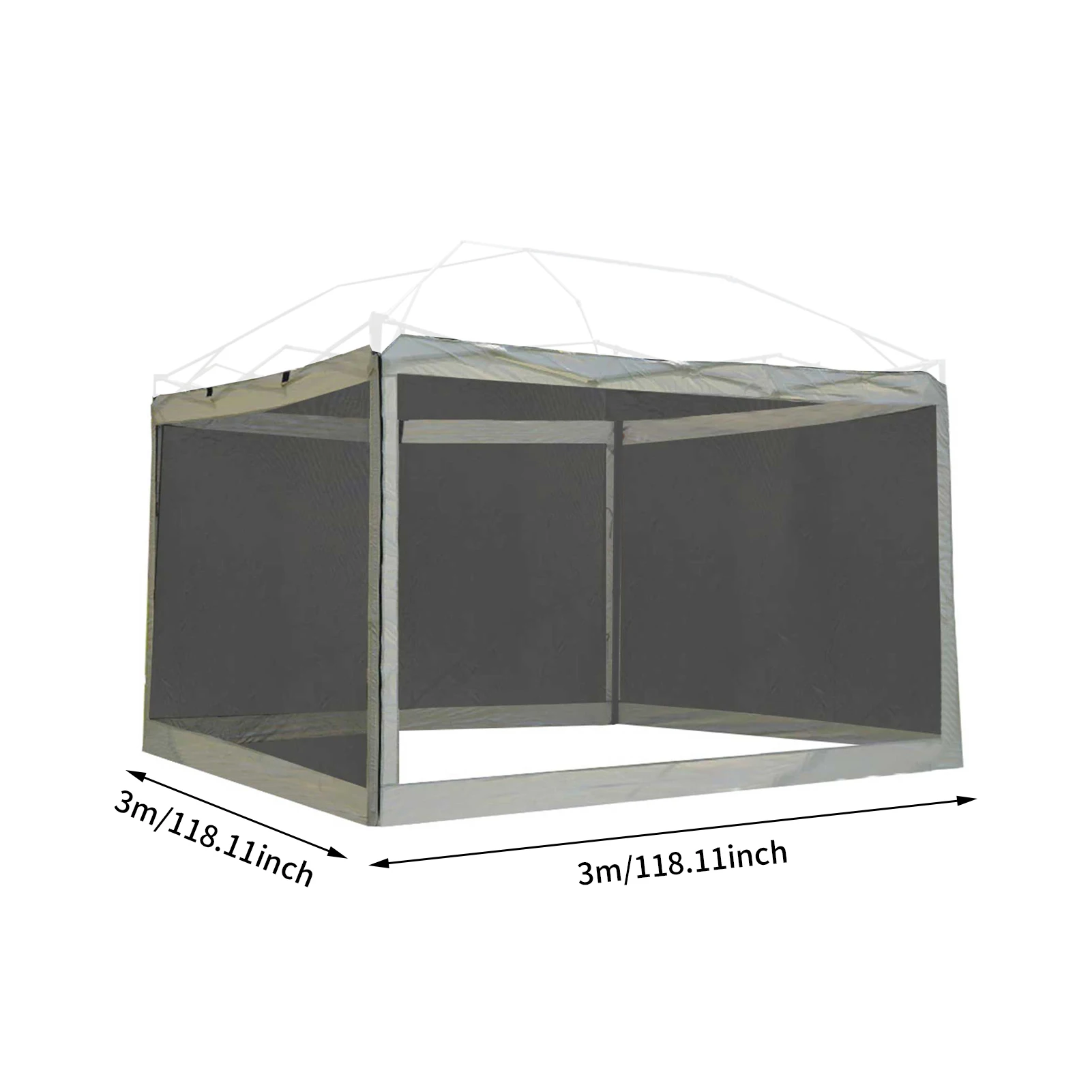 

Bugs Curtain Net Barrier Netting Mosquitoes Netting Umbrella Outdoor Bugs Screen Mesh Adjustable Cover Camping Shelter