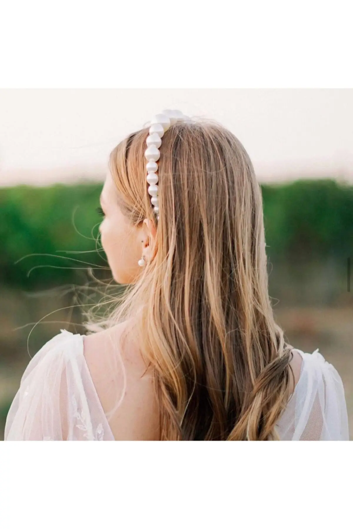 

Bridal Accessories Big Pearl Crown Wedding Handmade For Bride And Bridesmaids