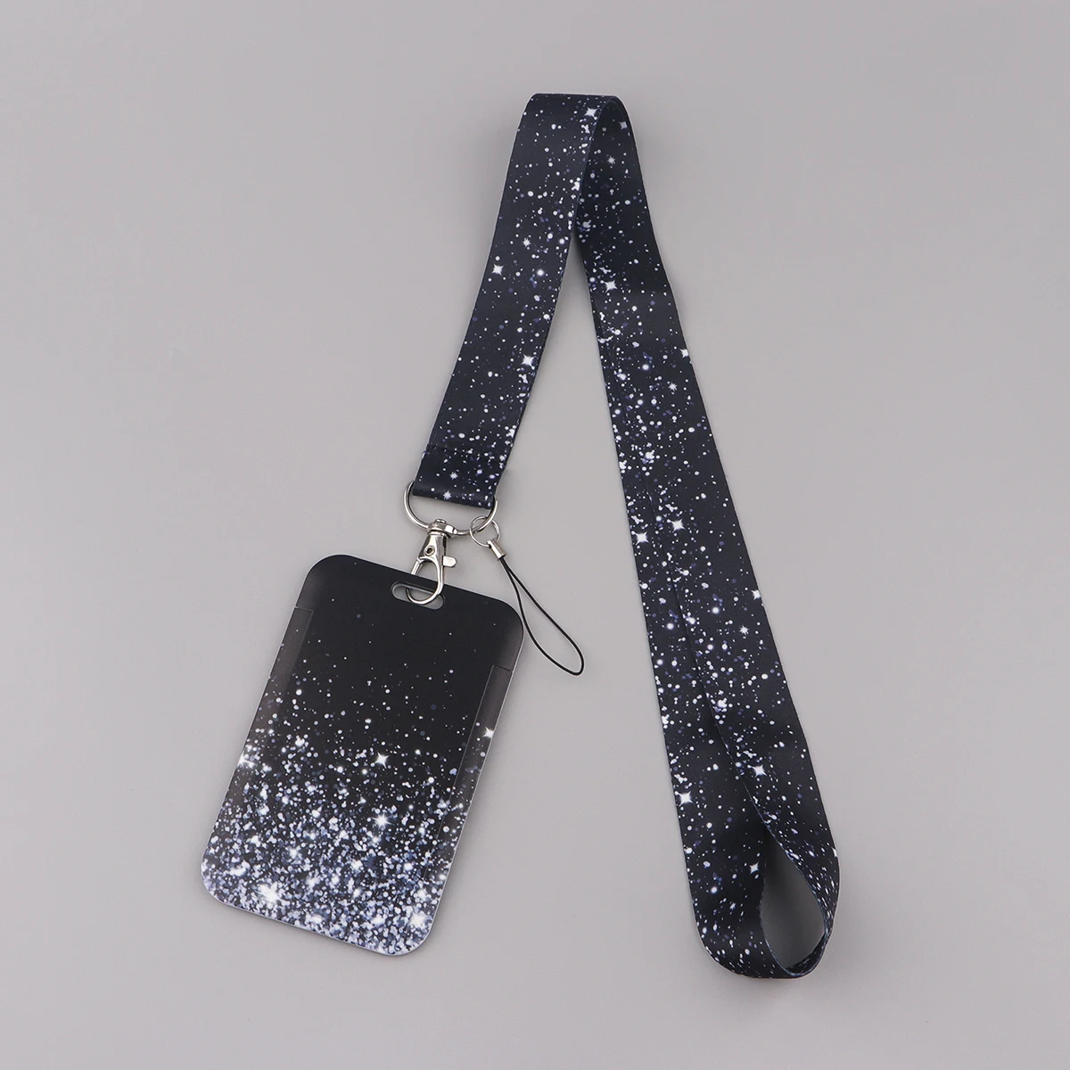 Светящийся В Темноте Брелок С Блестками Унисекс Металлический Держатель Для