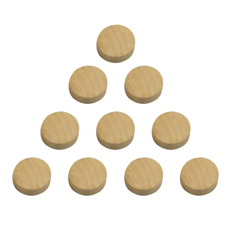 

Wooden Hockey Game 10PCS Fast Sling Puck Game For Replacing Chess Fast Sling Puck Game Accessories Desktop Battle Game Spare