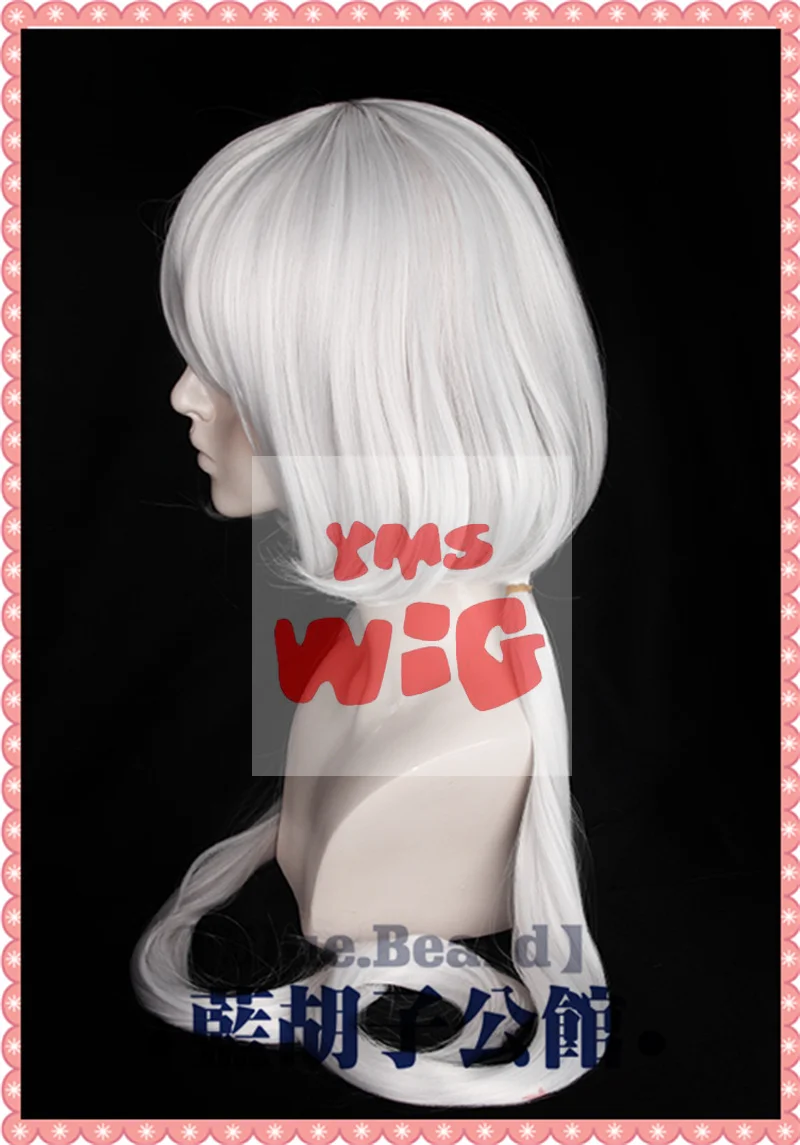 Аниме ZOMBIE LAND SAGA Konno Junko парик для косплея 1 м серебристо-серый термостойкие