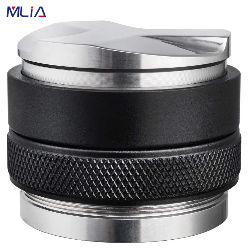 

MLIA 51/53/58mm Coffee Distributor & Tamper, Dual Head Coffee Leveler Fits, Adjustable Depth- Professional Espresso Hand Tampers