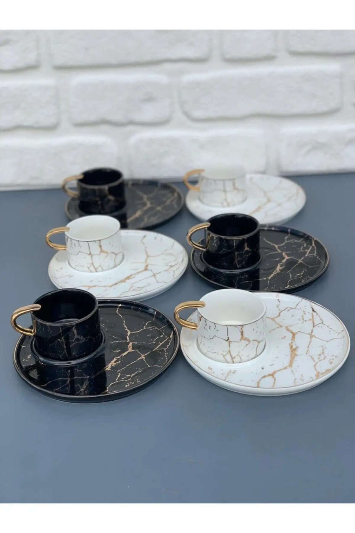 Кофейная чашка с турецким узором черная белая кофейная ручкой другая для индейки