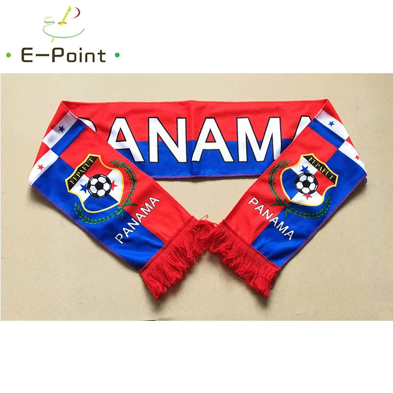 

145*16 cm Size Panama National Football Team Scarf for Fans 2022 Football World Cup Russia Double-faced Velvet Material