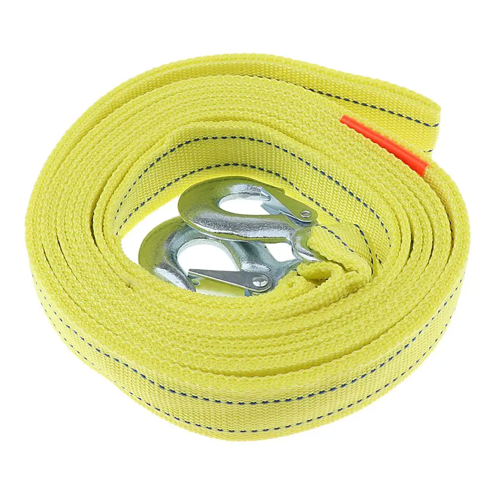 

Heavy Duty Towing Belt with Hook, 5 Ton Capacity. Length (16ft) 670G