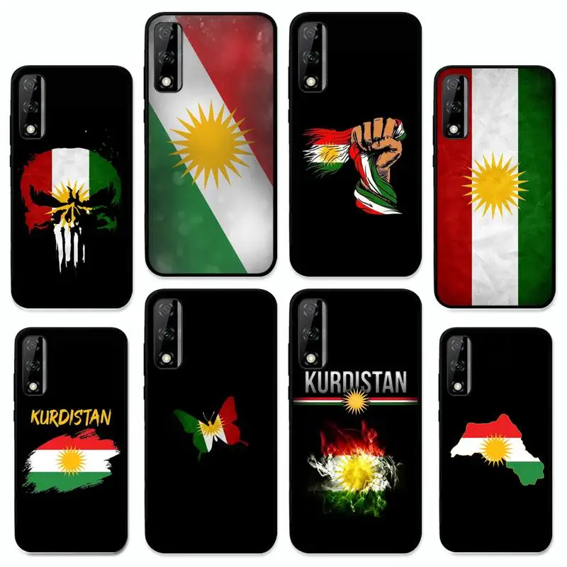 

Kurdistan Flag Phone Case for Huawei Y 6 9 7 5 8s prime 2019 2018 enjoy 7 plus