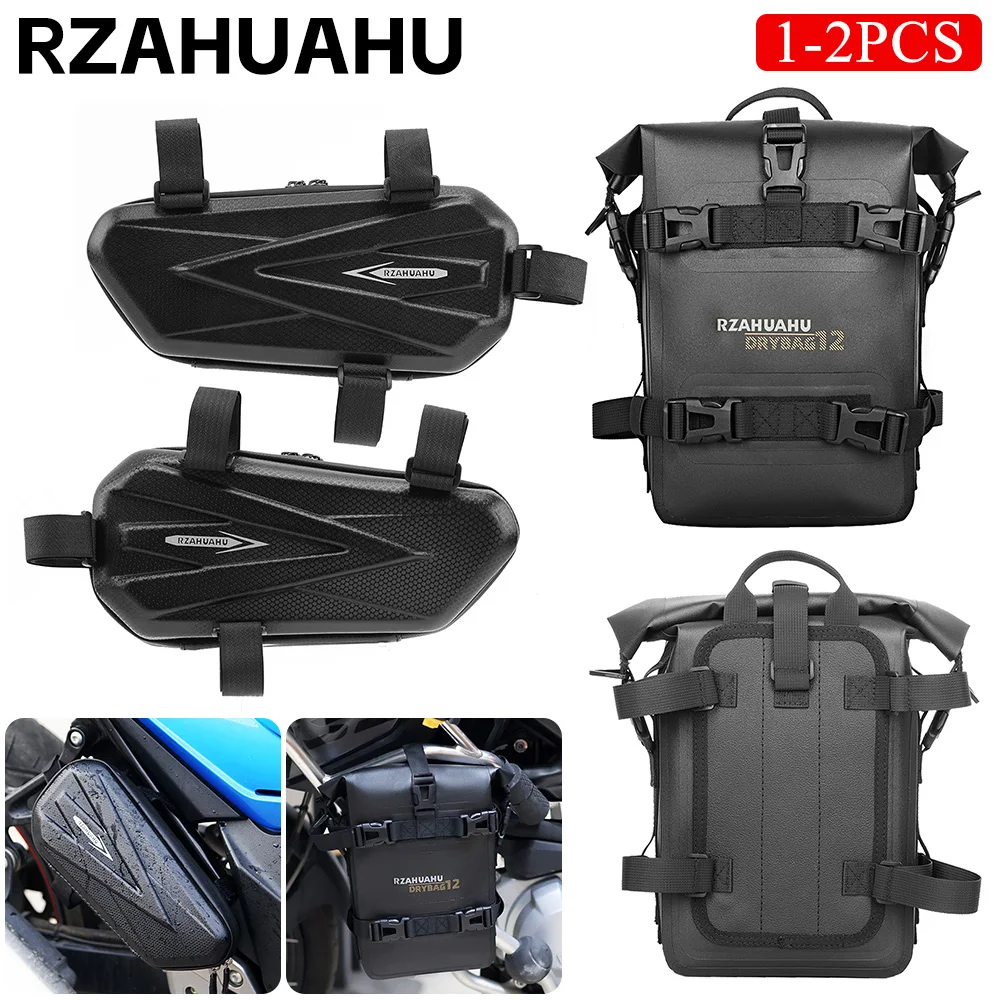 

Motorcycle Bag Motorcycle Backpack Frame Crash Bars Waterproof Bag Multifunctional Seat Bag Large Capacity Motorbike Luggage