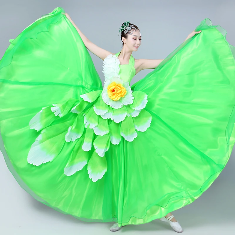 Красная Женская юбка костюм для современных танцев одежда выступлений |