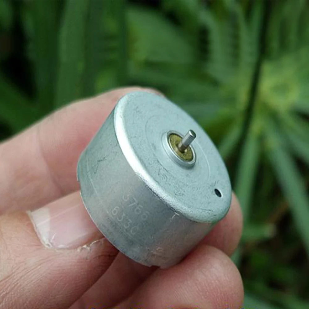 Micro Current 300 Motor Electric DC 6V-9V 4300RPM 6mA 1.5mm Shaft Dia. Mini  Solar Experiment Panel Toys Car Model Type