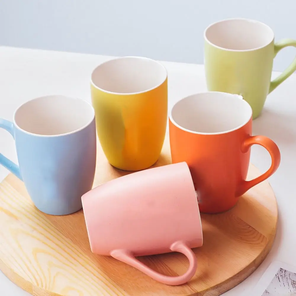 

Ceramic Mug Cup Coloured Coffee Mug High Quality Drum Shaped Cup for Household