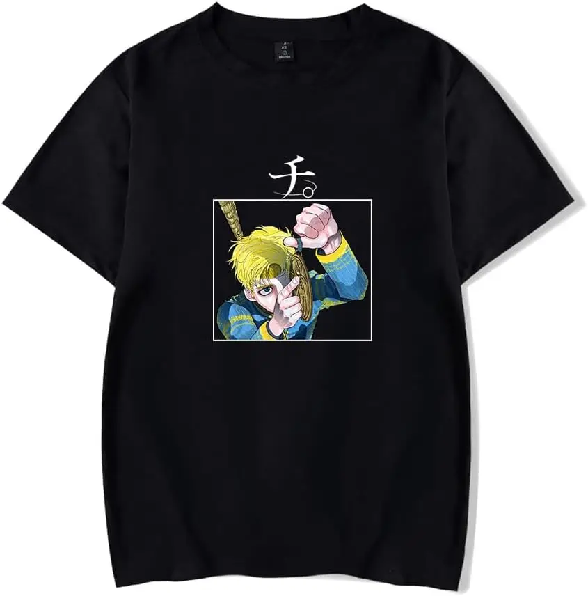 Футболка с аниме Chi Chikyuu no Undou Ni Tsuite повседневная футболка короткими рукавами