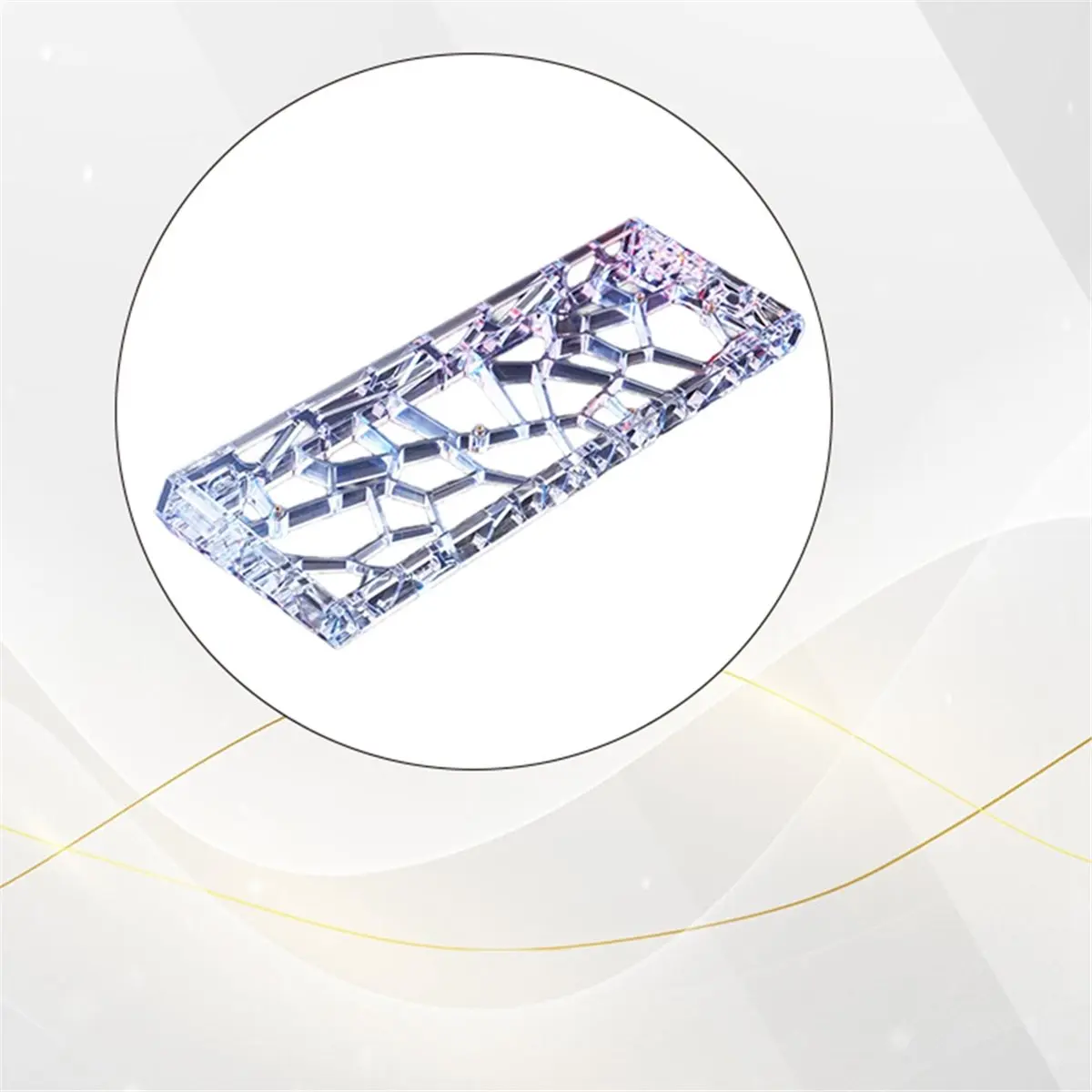 Фото НОВИНКА! Полый корпус для механической клавиатуры GH60 Hole PC (для Mad60/AULA Win60/Wooting60), аксессуары для самостоятельной сборки, модель B №2