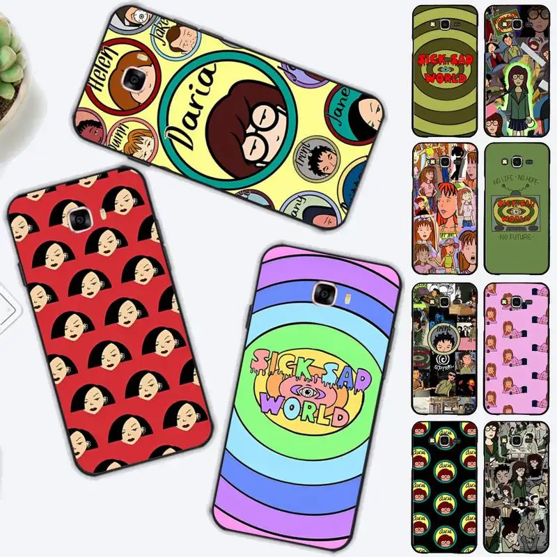 

Anime D-Daria Phone Case for Samsung J 2 3 4 5 6 7 8 prime plus 2018 2017 2016 core