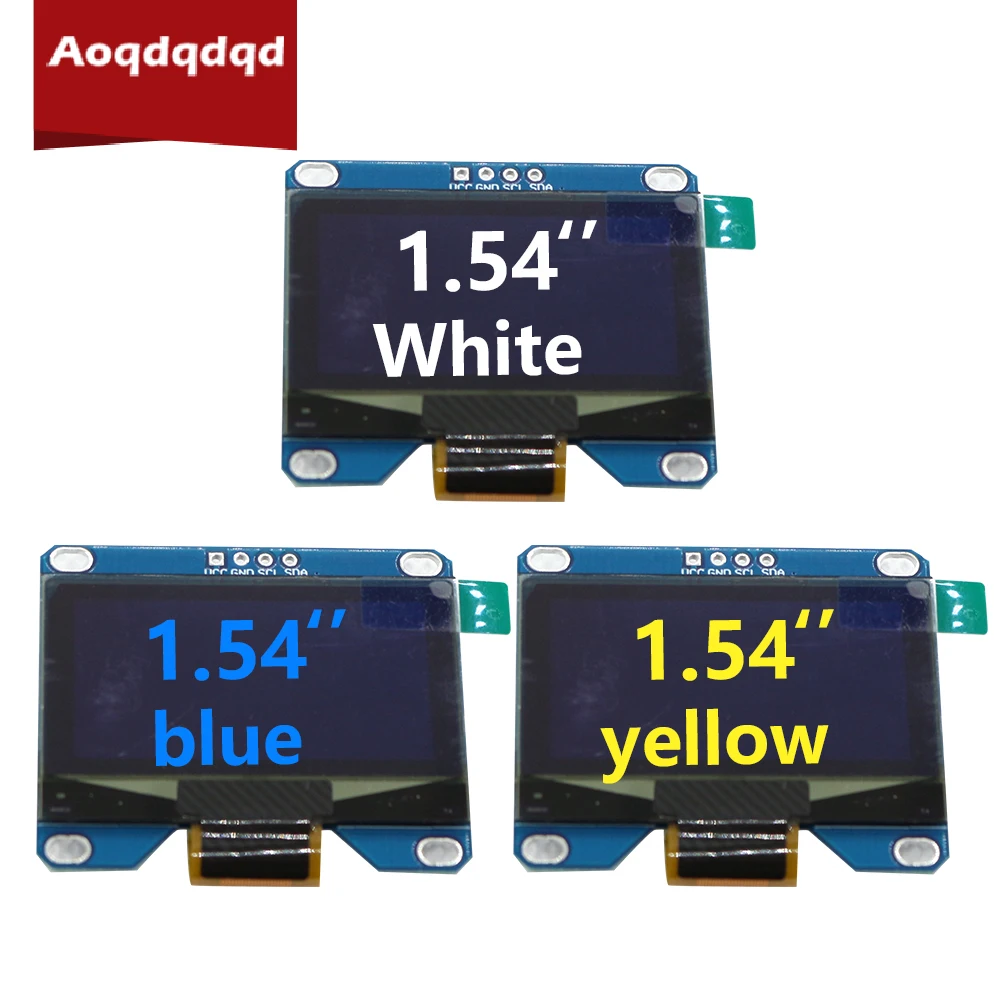 1 54 дюймовый 128*64 OLED дисплей модуль 4 Pin VCC SSD1309 ЖК-дисплей экран 128X64 IIC I2C для Arduino STM32