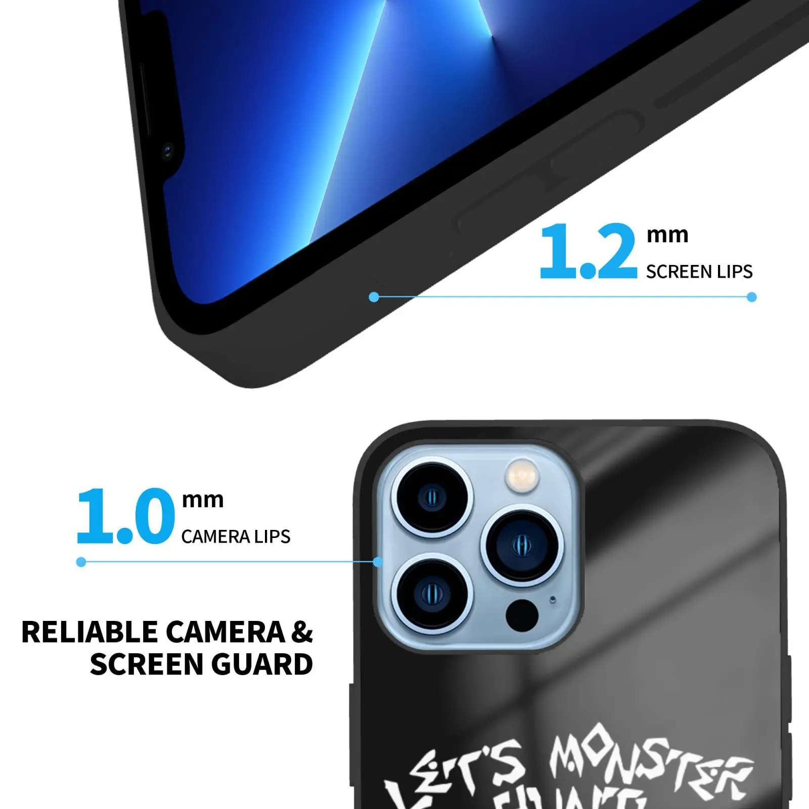 Фото Чехол из закаленного стекла для iPhone 13 12 Mini Pro Max с изображением монстра Хантера Let Monster Hunter Airou №5